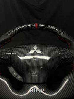 Mitsubishi Lancer Evolution 2007-2016 Carbon Fiber Sports Steering Wheel