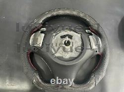 NEW Carbon Fiber LED Steering Wheel For BMW E90 E92 E91 05-13 support paddle