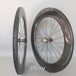 NEW Carbon Rim Disc brake Wheelset D411/D412 Hub Center lock wheels 8825mm