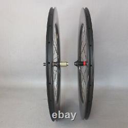 NEW Carbon Rim Disc brake Wheelset D411/D412 Hub Center lock wheels 8825mm