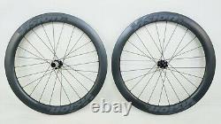 NEW Vision road bike SC55 TL Clincher Carbon disc bicycle Wheels 11 center lock