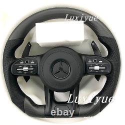 NEW carbon fiber paddle steering wheel for Mercedes-Benz AMG direct installation