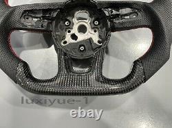 New Carbon Fiber Custom Steering Wheel for Audi S3 S4 S5 RS3 RS4 RS5 RS6 RS7 18+