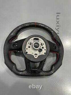 New Carbon Fiber Custom Steering Wheel for Audi S3 S4 S5 RS3 RS4 RS5 RS6 RS7 18+