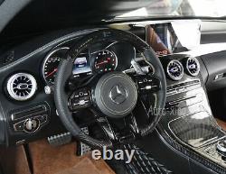 New Carbon Fiber LED Steering Wheel for Mercedes-Benz AMG G63 C63 E63 S63 2003+