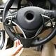 New Carbon Fiber Steering Wheel Trim Cover Fit For BMW E90 E92 M3 M Sport