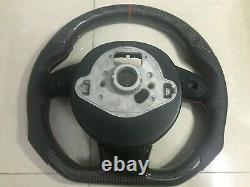 New Carbon Fiber flat Steering Wheel for Audi S3 S4 S5 RS3 RS4 RS5 RS7 in stock