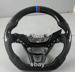 New Carbon fiber sport flat Steering wheel Skeleton+Cover for Honda Accord 2018+