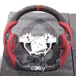 New Carbon fiber steering wheel For Lexus IS 250 200 350 200 ISF GS RC F Red