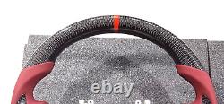 New Carbon fiber steering wheel For Lexus IS 250 200 350 200 ISF GS RC F Red