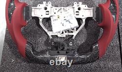New Carbon fiber steering wheel For Lexus IS 250 200 350 200 ISF GS RC F Red