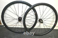 New Novatec Hubs Chinese Carbon 40mm Tubeless disc Wheelset Cyclocross Road 700