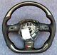New Racing D-flat Real Carbon fiber Steering wheel Frame for Audi RS4 RS5 RS6