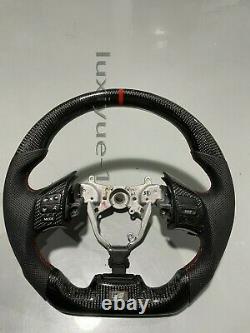New carbon fiber custom steering wheel for Lexus IS 250 300 ISF RED