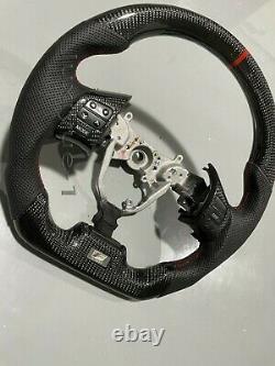 New carbon fiber custom steering wheel for Lexus IS 250 300 ISF RED