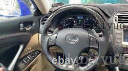 New carbon fiber steering wheel Skeleton for Lexus IS 250 300 ISF RED 06-12