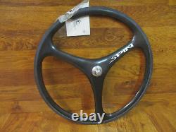 Nos Rare Vintage Spin Tri Spoke Aero Carbon Ceramic 26 Clincher Front Wheel