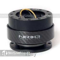 Nrg Gen 2.0 Quick Release Hub Steering Wheel Hub Srk-200cf Real Carbon Fiber