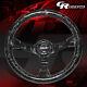 Nrg Innovation 350mm Forged Carbon Fiber 3-spoke 3 Deep Dish Steering Wheel