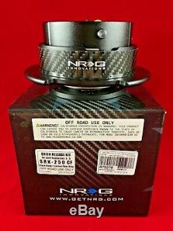 Nrg Steering Wheel Quick Release 2.5 Black Body Carbon Ring Srk-250cf