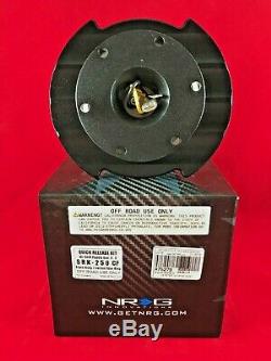 Nrg Steering Wheel Quick Release 2.5 Black Body Carbon Ring Srk-250cf