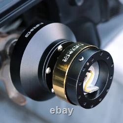 Nrg Steering Wheel Short Hub+gen 2.0 Quick Release Carbon Fiber For Prelude Bb