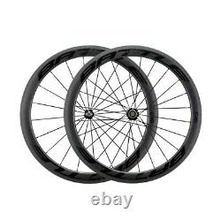 OG-EVKIN Carbon Fiber Clincher 45mm V-Brake Wheel Road Bike Wheelset 20/24 Holes