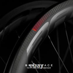 OG-EVKIN Carbon Fiber Clincher 45mm V-Brake Wheel Road Bike Wheelset 20/24 Holes