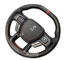 Oem Ford Shelby 700 F150 Raptor Carbon Fiber Steering Wheel Leather
