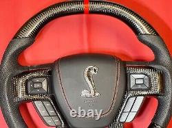 Oem Ford Shelby 700 F150 Raptor Carbon Fiber Steering Wheel Leather 2016-2020