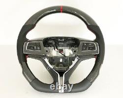 Oem New Maserati Ghibli Quattroporte Levante Carbon Fiber Red Steering Wheel