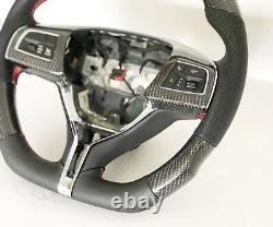 Oem New Maserati Ghibli Quattroporte Levante Carbon Fiber Red Steering Wheel