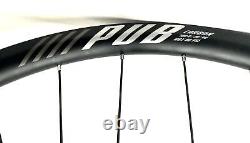 PUB Carbon 700c 100 x 12mm 142 x 12mm Disc Gravel Wheelset fits Shimano 11s New