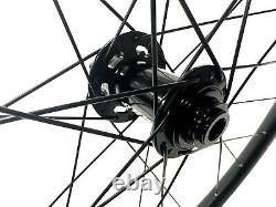 PUB Carbon 700c 100 x 12mm 142 x 12mm Disc Gravel Wheelset fits Shimano 11s New