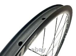 PUB Carbon 700c 100 x 12mm 142 x 12mm Disc Gravel Wheelset fits Shimano 11s New
