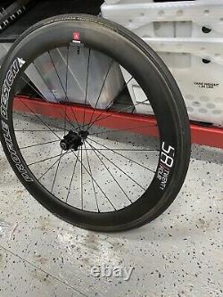 Profile Design 58 TwentyFour Carbon Rim Brake Wheelset Tubular With Tires 24