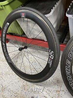 Profile Design 58 TwentyFour Carbon Rim Brake Wheelset Tubular With Tires 24