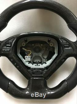 Promotion 100% Real Carbon Fiber/Leather Car Steering Wheel For Infiniti G37 G25