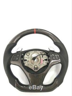Promotion Carbon Fiber Leather Car Steering Wheel For BMW E82 E90 E91 E92 E93