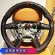 QS CARBON FIBER Steering Wheel FOR Pontiac GTO /HOLDEN 2004-2006 WithBLACK LEATHER