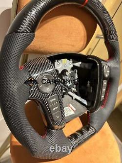 Qs' Real Carbon Fiber Steering Wheel For Hyundai Genesis Sedan 09-11 Years