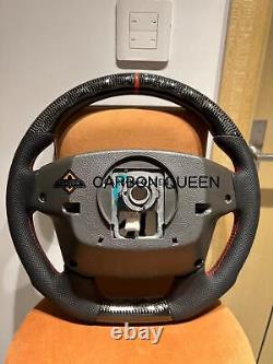 Qs' Real Carbon Fiber Steering Wheel For Hyundai Genesis Sedan 09-11 Years