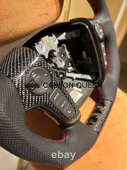 Qs' Real Carbon Fiber Steering Wheel For Hyundai Genesis Sedan 09-11 Years