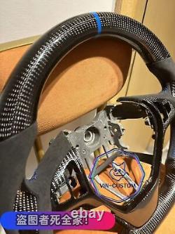 Qs' Real Carbon Fiber Steering Wheel For Hyundai Genesis Steering Wheel 09-16ys