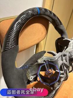 Qs' Real Carbon Fiber Steering Wheel For Hyundai Genesis Steering Wheel 09-16ys