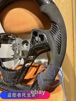 Qs' Real Carbon Fiber Steering Wheel For Hyundai Genesis Steering Wheel 09-16ys