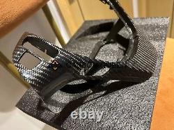 Qs' Real Carbon Fiber Steering Wheel Trim Cover For Hyundai Genesis 09-14ys