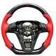 REAL CARBON FIBER STEERING WHEEL FOR HONDA CRV 06-10 YEARS WithBUTTONS/RED