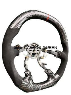 REAL CARBON FIBER Steering Wheel FOR Chevrolet Corvette C5 Z06 97-04 FLAT TOP