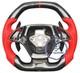 REAL CARBON FIBER Steering Wheel FOR Chevrolet Corvette C7 RED LEATHER WithPADDLES